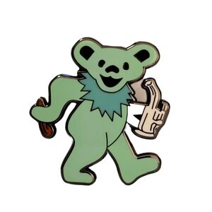 Dancing Bears enamel Lapel pin Grateful Dead